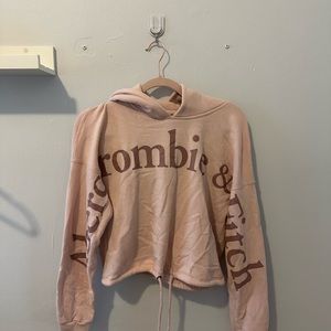 Cropped abercrombie hoodie size xs